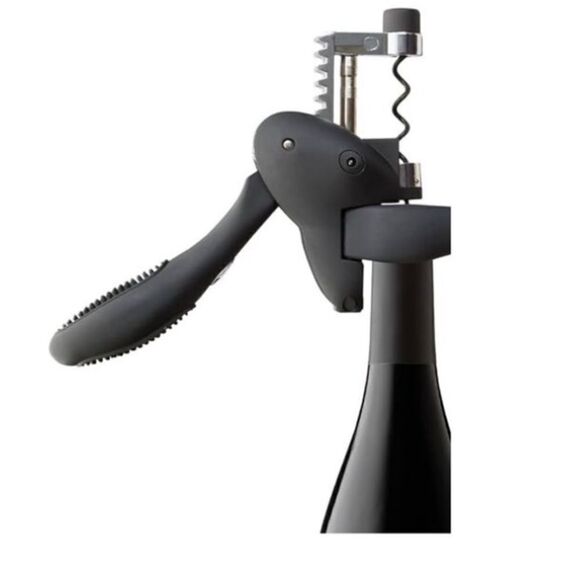 "NEW" Houdini Black 6 Pc Wine Tool Kit Set Corkscrew, Wine & Champagne Sealer OS - Picture 14 of 16